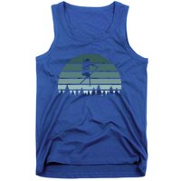 Retro Winter Sport Ice Skiing Skier Snow Shredding Slopes Meaningful Gift Tank Top