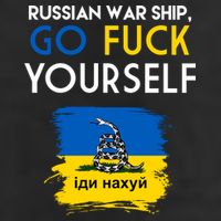 Russian War Ship Go Fuck Yourself Ukraine Beanie