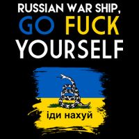 Russian War Ship Go Fuck Yourself Ukraine Flatbill Hat