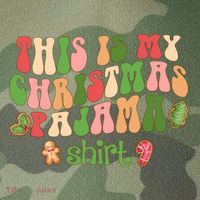Retro Wavy Style Cookies Xmas This Is My Christmas Pajama Gift Legacy Tie Dye Trucker Hat