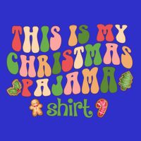 Retro Wavy Style Cookies Xmas This Is My Christmas Pajama Gift Mesh Reversible Basketball Jersey Tank