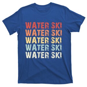 Retro Water Ski Lover Gift Waterski Love Funny Gift Skiing Gift T-Shirt