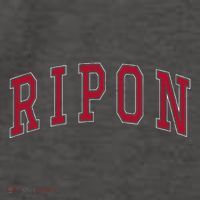 Ripon Wisconsin Souvenir College Style Red Text Vector Backpack