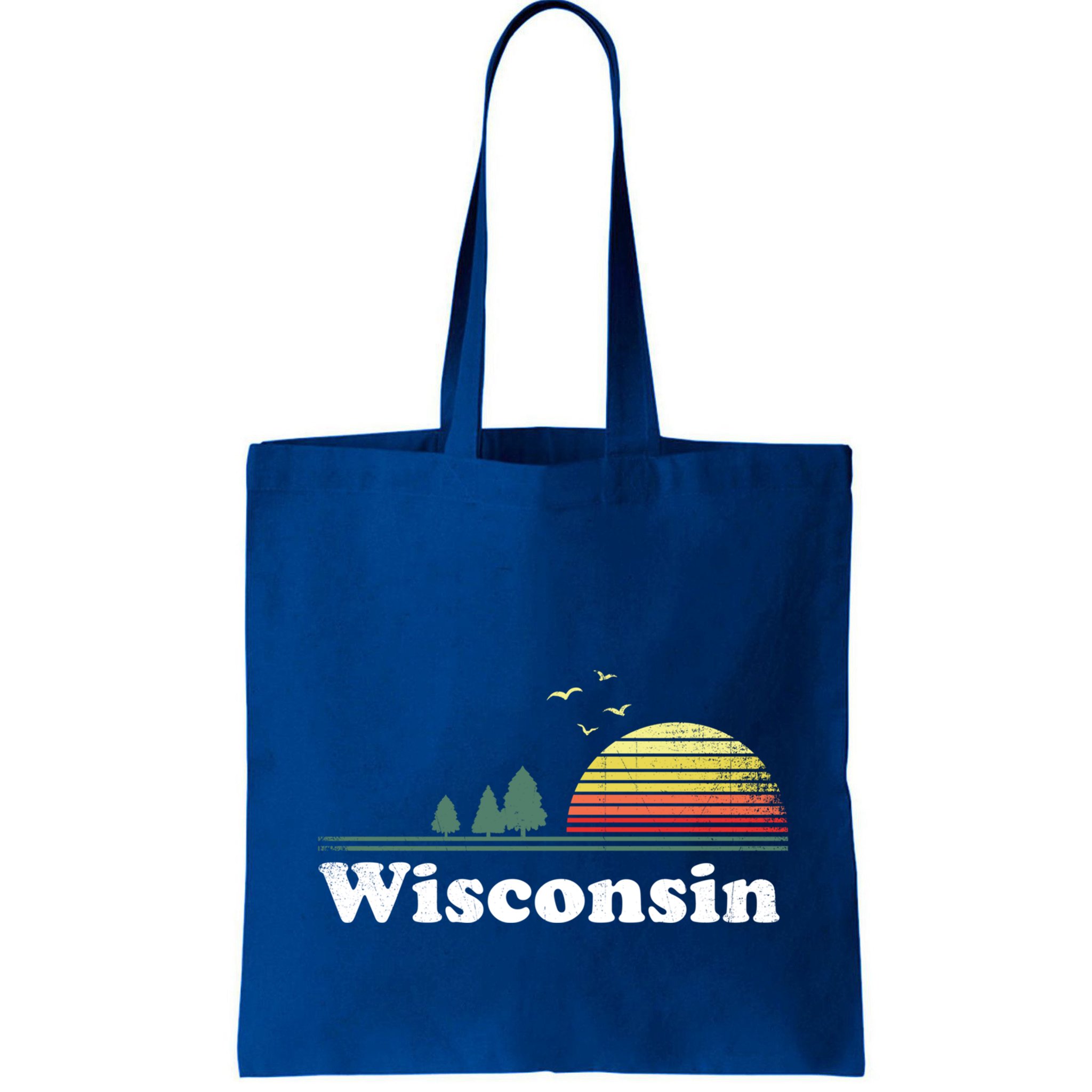 Retro Wisconsin State Park Wi Home Design Cute Gift Bag