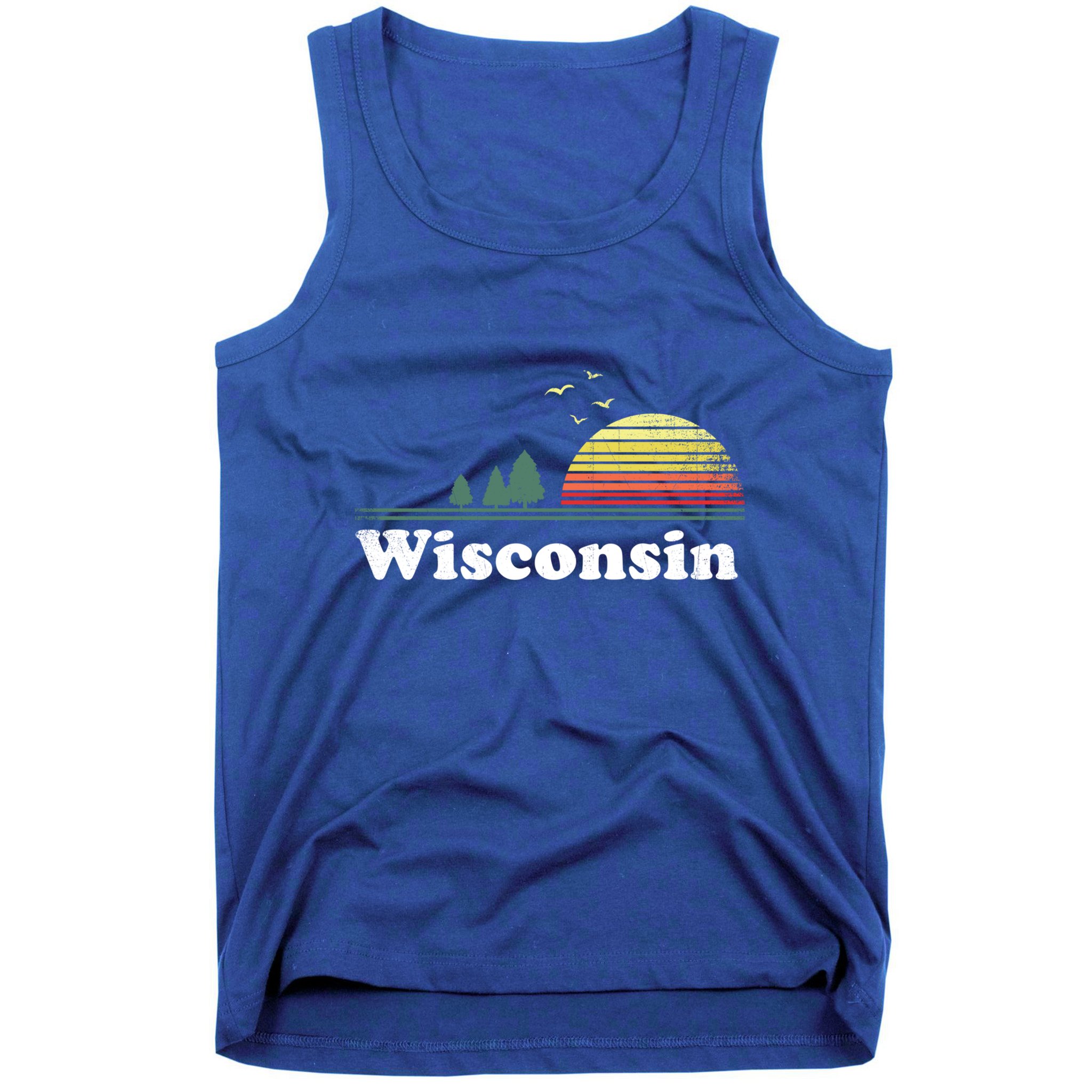 Retro Wisconsin State Park Wi Home Design Cute Gift Tank Top
