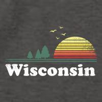 Retro Wisconsin State Park Wi Home Design Cute Gift Vector Backpack