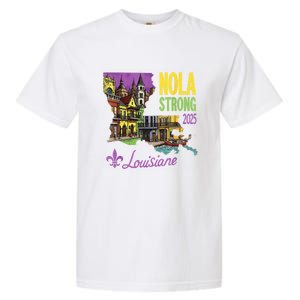 Retro We Stand Nola Strong New Orleans Traveling Lovers Garment-Dyed Heavyweight T-Shirt