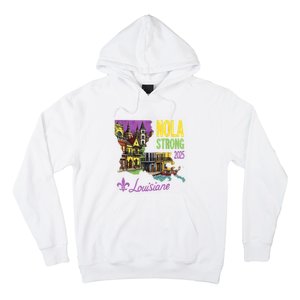 Retro We Stand Nola Strong New Orleans Traveling Lovers Hoodie