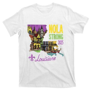 Retro We Stand Nola Strong New Orleans Traveling Lovers T-Shirt