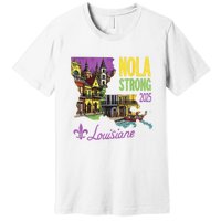 Retro We Stand Nola Strong New Orleans Traveling Lovers Premium T-Shirt