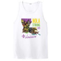 Retro We Stand Nola Strong New Orleans Traveling Lovers PosiCharge Competitor Tank