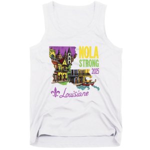 Retro We Stand Nola Strong New Orleans Traveling Lovers Tank Top