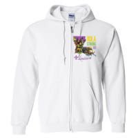 Retro We Stand Nola Strong New Orleans Traveling Lovers Full Zip Hoodie