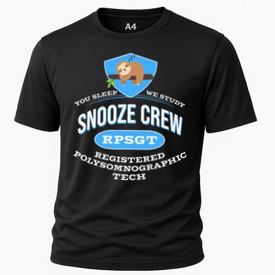 RPSGT Wee Sloth Snooze Crew Registered PolySomnoGraphic Tech Performance Shirt