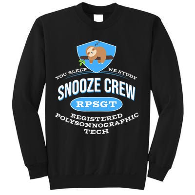 RPSGT Wee Sloth Snooze Crew Registered PolySomnoGraphic Tech Sweatshirt