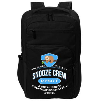 RPSGT Wee Sloth Snooze Crew Registered PolySomnoGraphic Tech Impact Tech Backpack