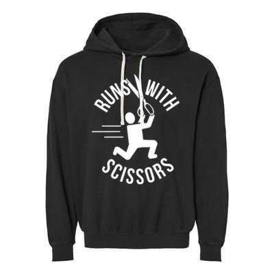 Runs With Scissors Garment-Dyed Fleece Hoodie