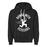 Runs With Scissors Garment-Dyed Fleece Hoodie