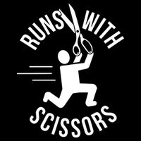 Runs With Scissors Sustainable Bucket Hat