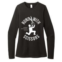 Runs With Scissors Womens CVC Long Sleeve Shirt