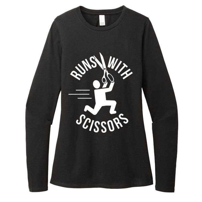 Runs With Scissors Womens CVC Long Sleeve Shirt