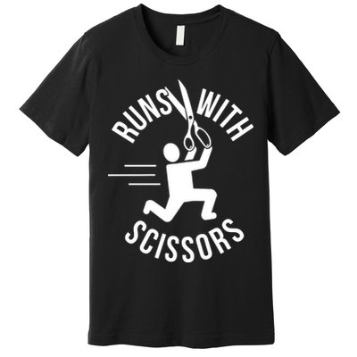 Runs With Scissors Premium T-Shirt