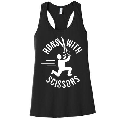 Runs With Scissors Women's Racerback Tank