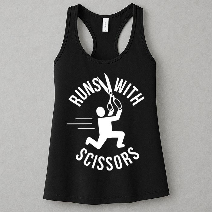 Runs With Scissors Womens Tank Top