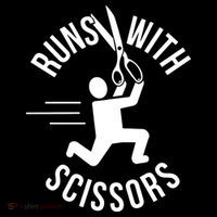 Runs With Scissors Baby Bodysuit
