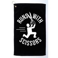 Runs With Scissors Golf Towel