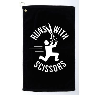 Runs With Scissors Platinum Collection Golf Towel