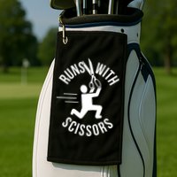 Runs With Scissors Golf Towel