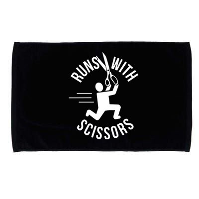 Runs With Scissors Microfiber Hand Towel