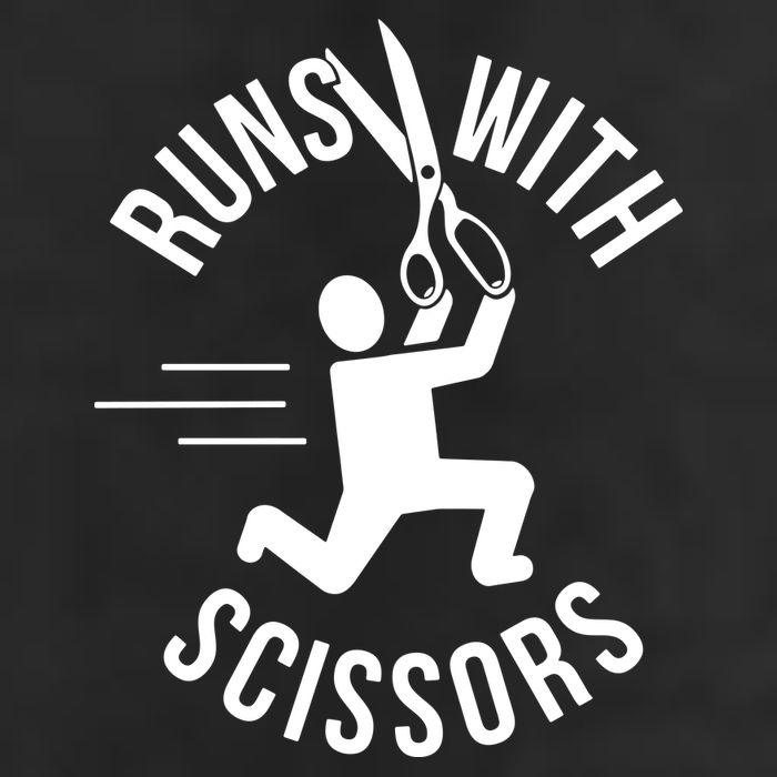 Runs With Scissors Microfiber Hand Towel