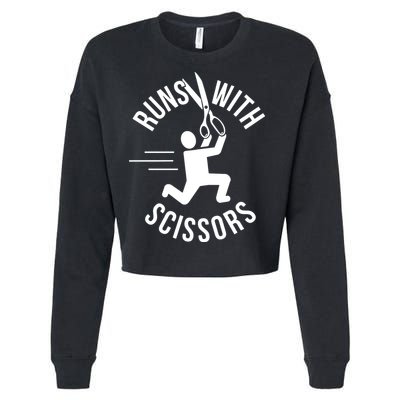 Runs With Scissors Cropped Pullover Crew