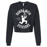 Runs With Scissors Cropped Pullover Crew