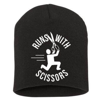 Runs With Scissors Short Acrylic Beanie