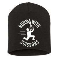 Runs With Scissors Short Acrylic Beanie