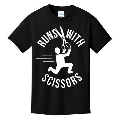 Runs With Scissors Kids T-Shirt