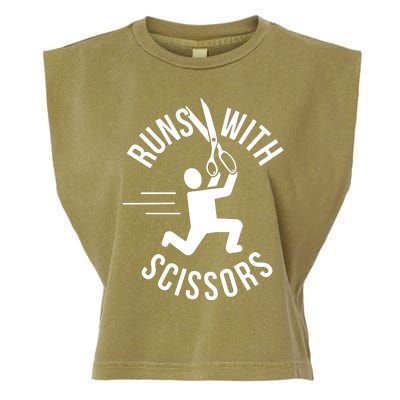 Runs With Scissors Garment-Dyed Women's Muscle Tee