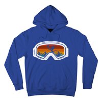 Retro Winter Ski Goggles Snowboard Goggles Gift Hoodie