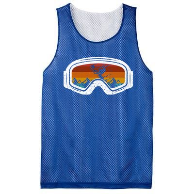 Retro Winter Ski Goggles Snowboard Goggles Gift Mesh Reversible Basketball Jersey Tank