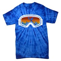 Retro Winter Ski Goggles Snowboard Goggles Gift Tie-Dye T-Shirt