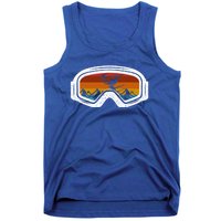 Retro Winter Ski Goggles Snowboard Goggles Gift Tank Top