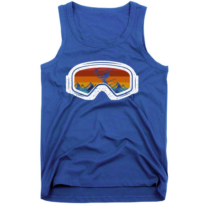 Retro Winter Ski Goggles Snowboard Goggles Gift Tank Top