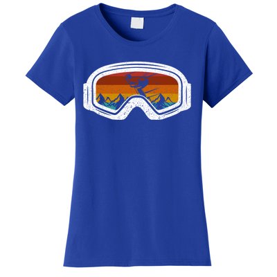 Retro Winter Ski Goggles Snowboard Goggles Gift Women's T-Shirt