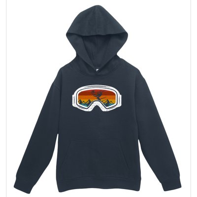 Retro Winter Ski Goggles Snowboard Goggles Gift Urban Pullover Hoodie