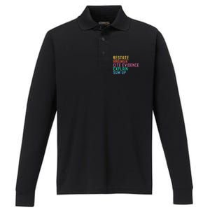 Races Writing Strategy Funny Text Evidence English Teacher Performance Long Sleeve Polo