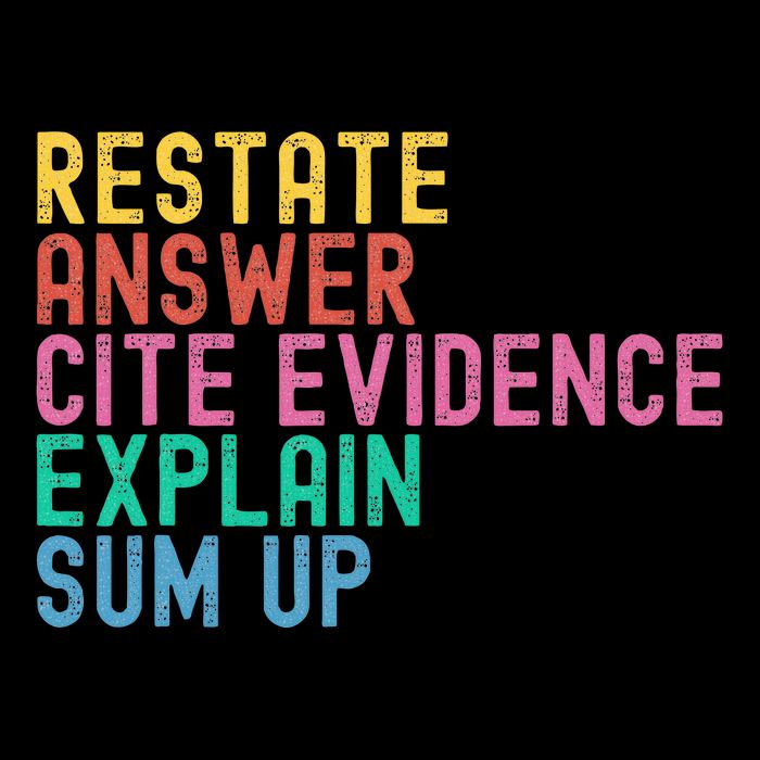 Races Writing Strategy Funny Text Evidence English Teacher Cooling Performance Crew T-Shirt