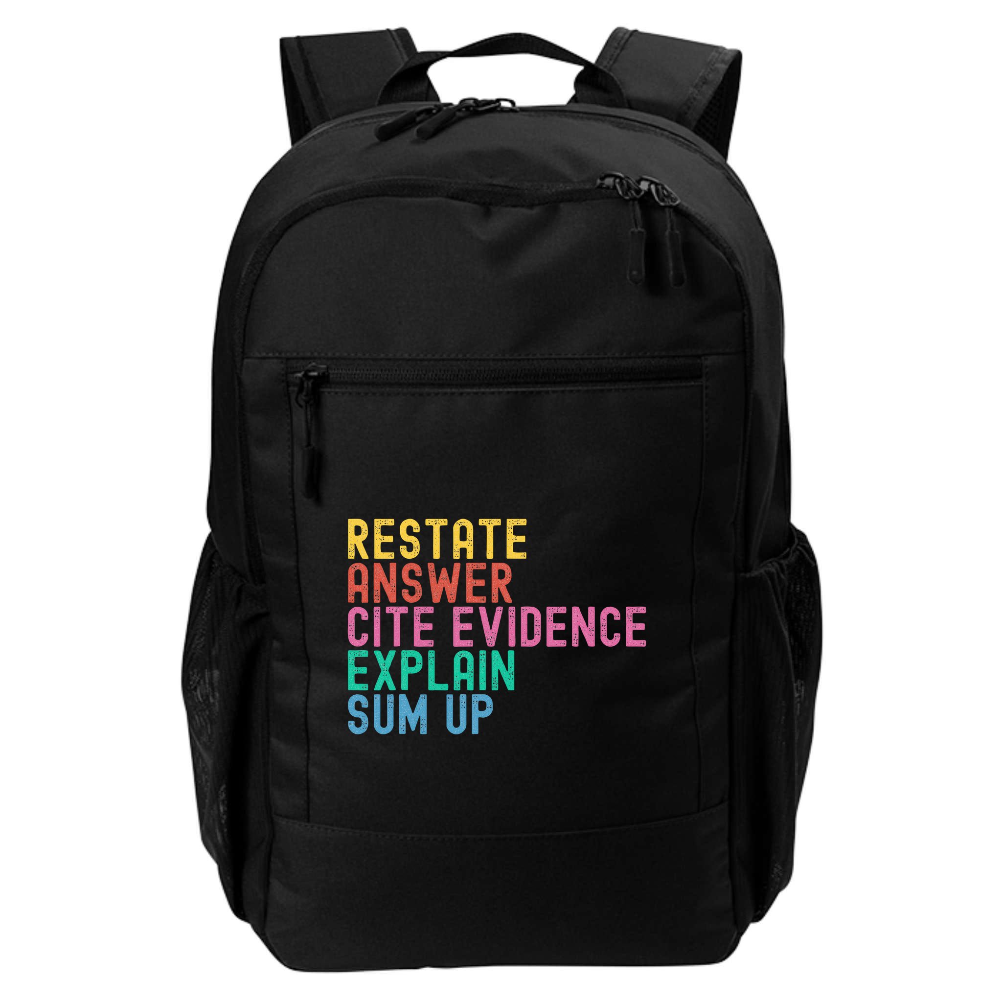 Races Writing Strategy Funny Text Evidence English Teacher Backpack
